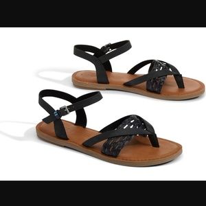 Tom's Lexie Sandal Black